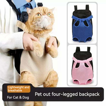 iFurcare Pet Dog Carrier Backpack Adjustable Dog Front Carrier, Legs Out Easy-Fit Dog Travel Backpack Carrier for Hiking Camping for Small Medium Dogs Cats and Rabbits