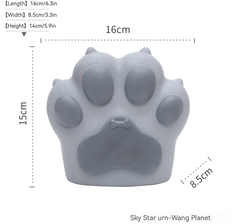 iFurcare Pet Memorial Urns for Dog or Cat Ashes, Memorial Keepsake Memory Paw with littering, Loss Pet Memorial Remembrance Gift