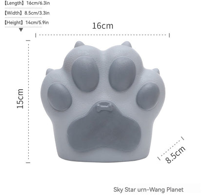 iFurcare Pet Memorial Urns for Dog or Cat Ashes, Memorial Keepsake Memory Paw with littering, Loss Pet Memorial Remembrance Gift