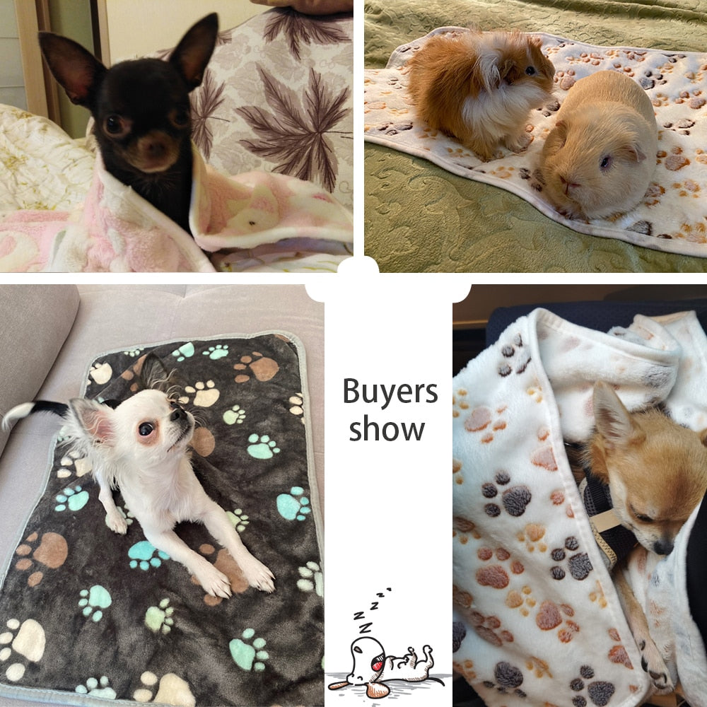 iFurcare Fluffy Pet Blanket Winter Warm Dog Blanket Cute Pet Bed Sheet Warm and Comfortable Cat and Dog Cushion Blanket Pet Supplies