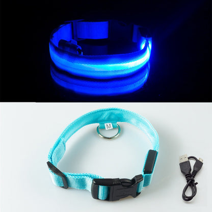 iFurcare USB Charging/Battery replacement Led Dog Collar Anti-Lost Collar For Dogs Puppies Dog Collars Leads LED Supplies Pet Products