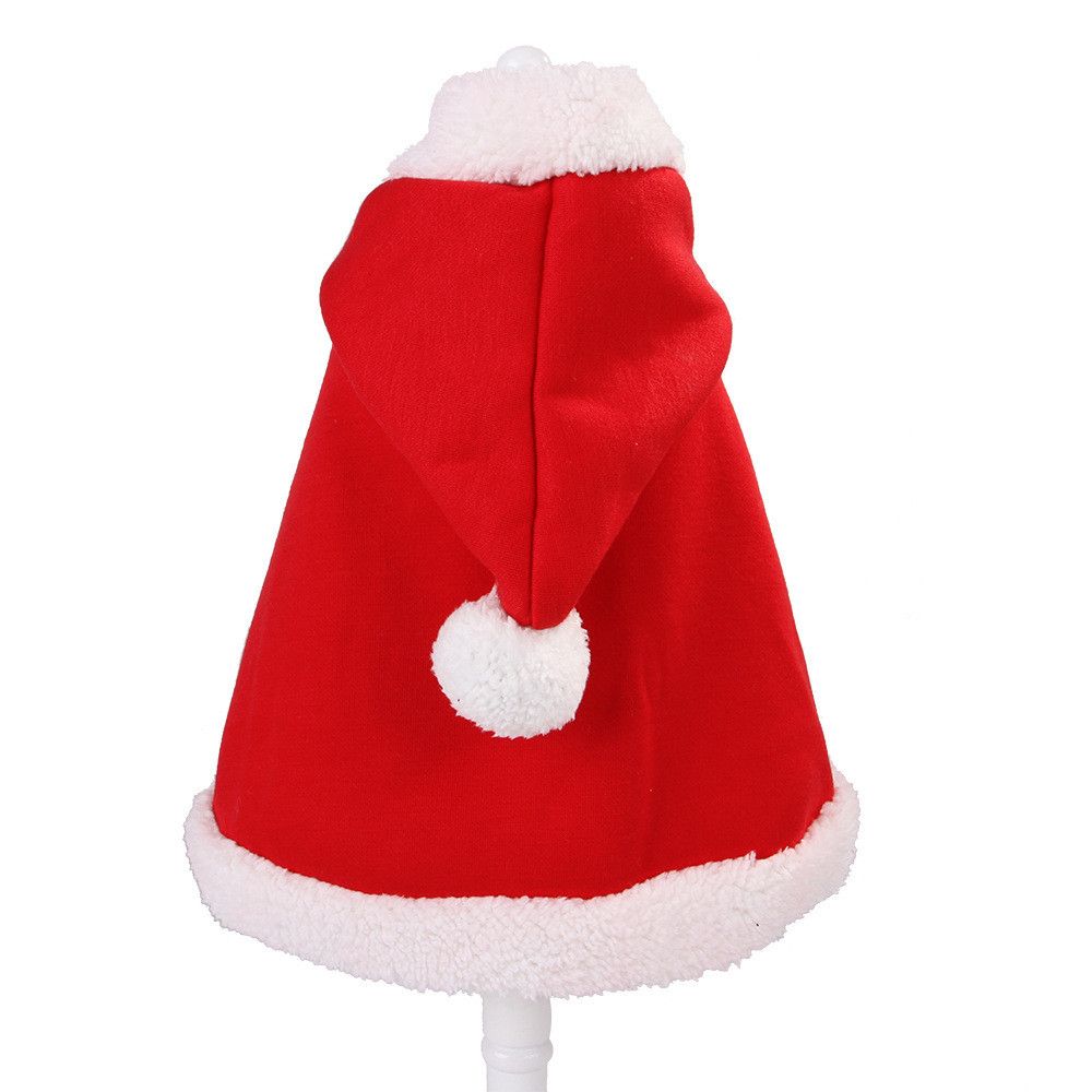 iFurecare Cat Costume Santa Cosplay Funny Transformed Cat/Dog Pet Christmas Cape Dress Up Clothes Red Scarf Cap Cloak Photo Props Decor