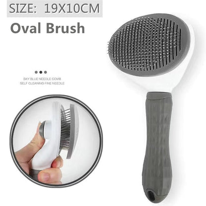 iFurcare Pet Dog Hair Brush Cat Comb Grooming And Care Cat Brush Stainless Steel Comb For Long Hair Dogs Cleaning Pets Dogs Accessories