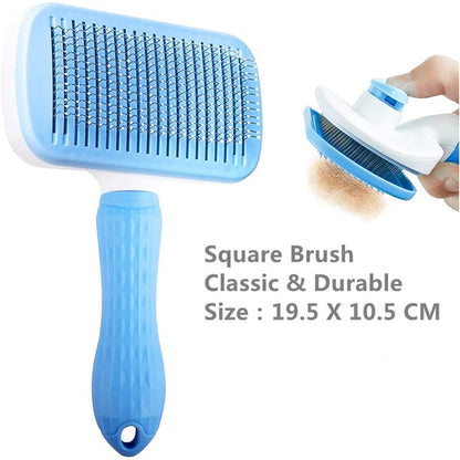 iFurcare Pet Dog Hair Brush Cat Comb Grooming And Care Cat Brush Stainless Steel Comb For Long Hair Dogs Cleaning Pets Dogs Accessories