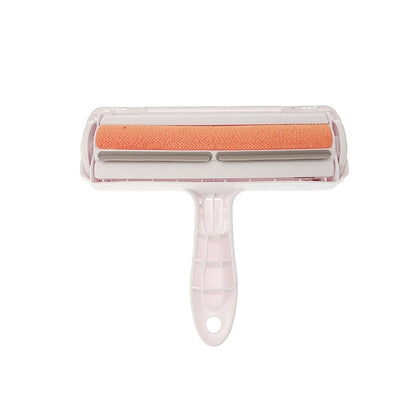 Pet Hair Remover Roller 2-Way Removing Dog Cat Hair From Furniture Self-cleaning Lint Pet Hair Remover One Hand Operate